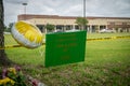 Santa Fe, Texas May 21st 2018: Memorial sign outside of Santa Fe High Royalty Free Stock Photo